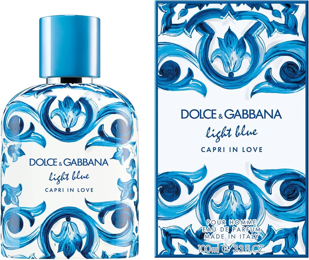 Dolce & Gabbana Light Blue Capri in Love Pour Homme EDP 100ml