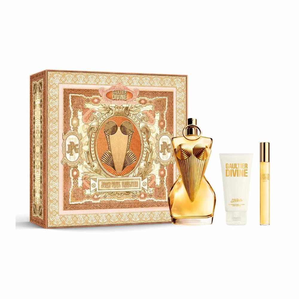 Set Jean Paul Gaultier Divine Edp 100 ml +Body Lotion 75 ml + Travel 10 ml