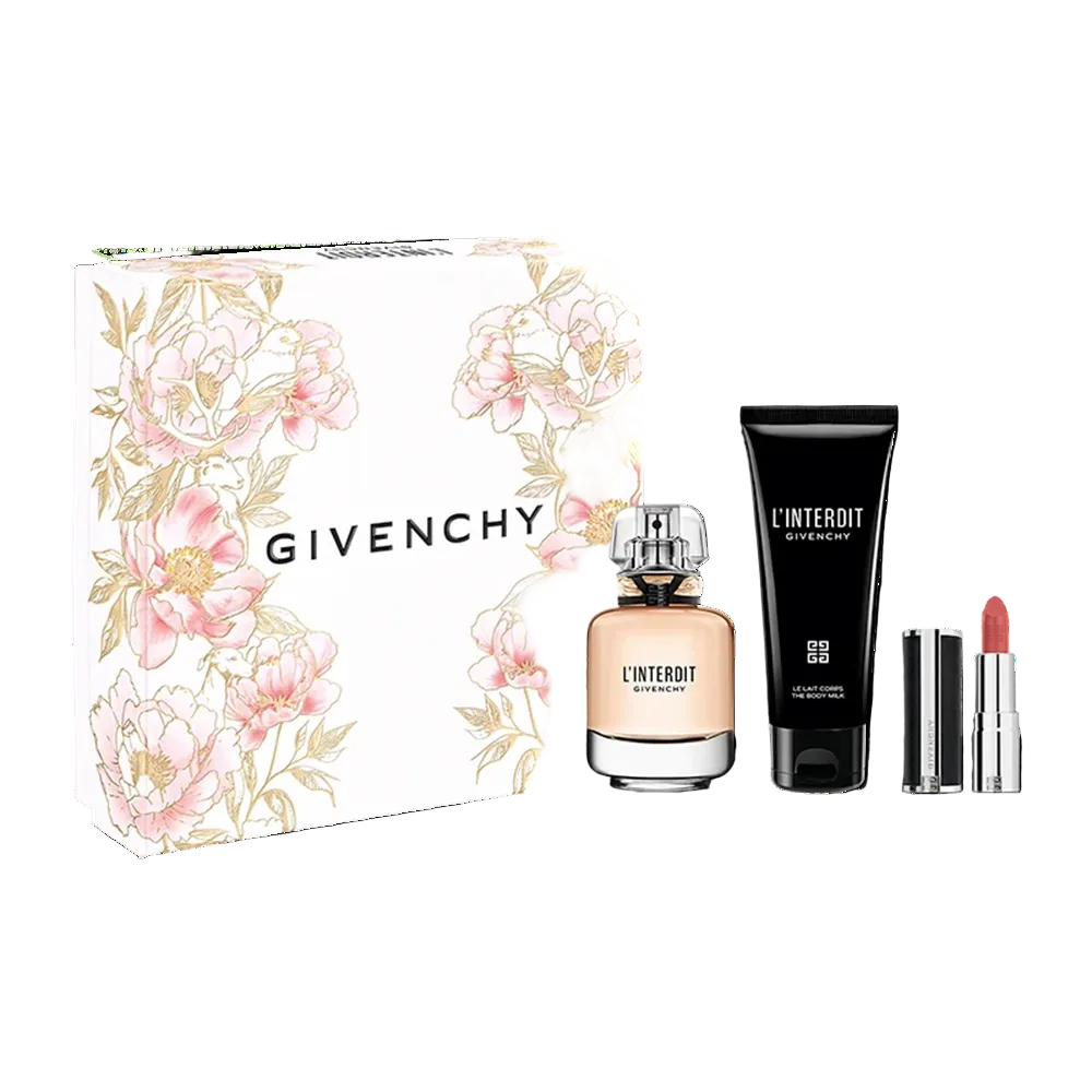 Set L'interdit Edp 50 ml +Body Lotion+Mini Le Rouge Givenchy