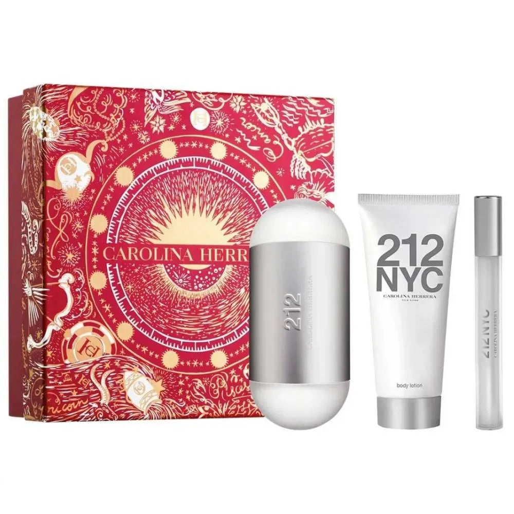 Set Perfume Carolina Herrera 212 NYC EDT Mujer 100ml